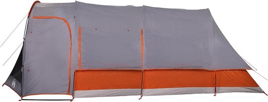 vidaXL - Tunneltent - 8-persoons - waterdicht - grijs van Vidaxl — afbeelding 3