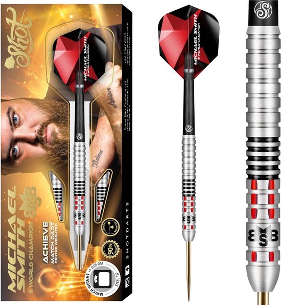 Shot Michael Smith Achieve 90% - Dartpijlen - 22 Gram van Shot! — afbeelding 3