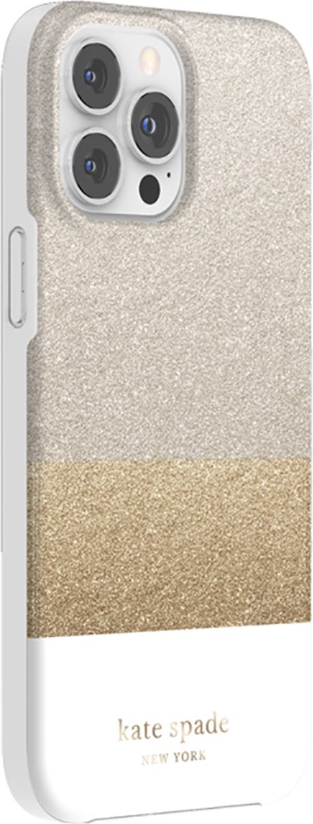 Kate Spade Glitter Block Protective Hardshell iPhone 12 & 13 Pro Max Back Cover