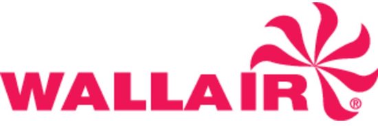 Wallair 20100306 Ventilateur axial 12 V/ DC 87,55 m³/h (lxlxh) 92 x 92 x 25 mm