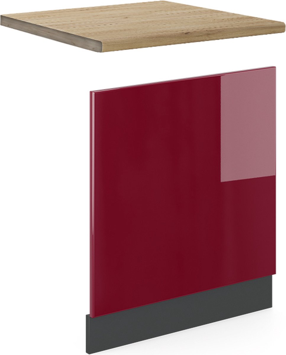 Vicco R-Line Frontpaneel – 60 cm, AP Eik Rood