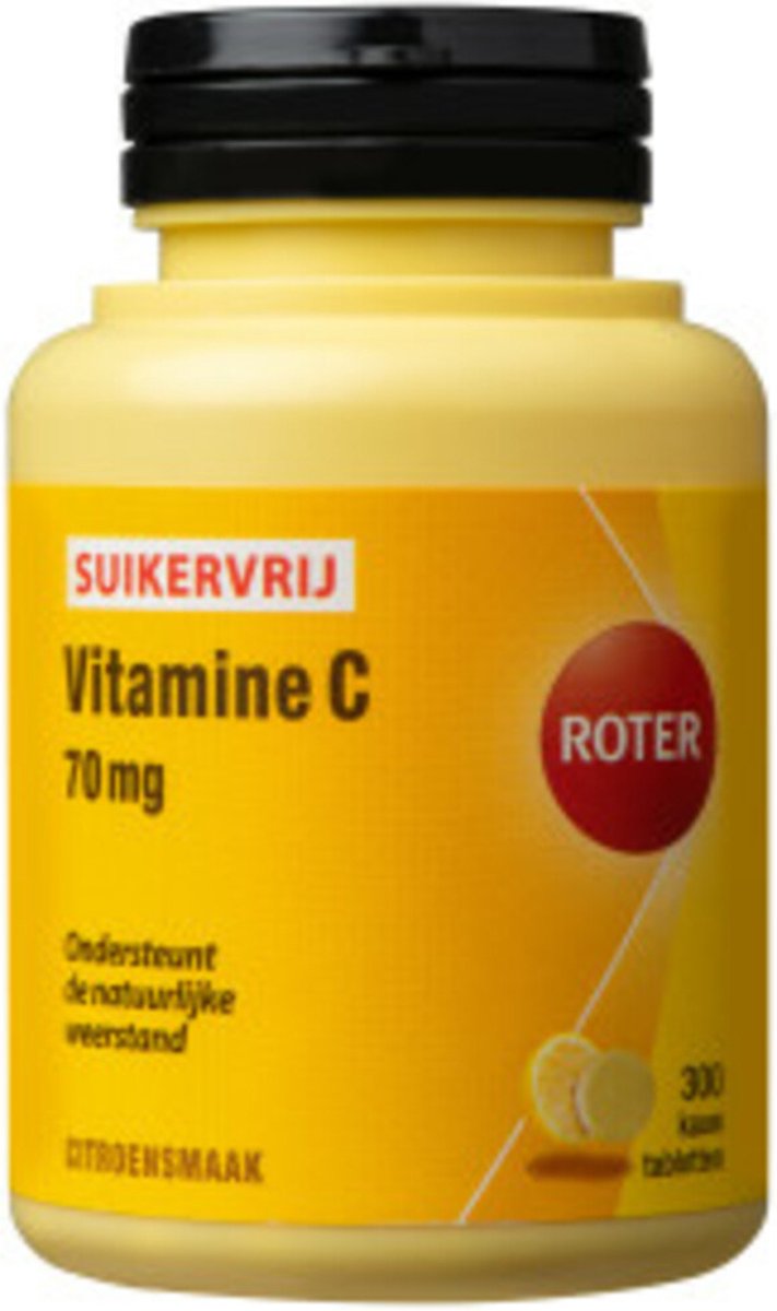 Roter Vitamine C 70mg Suikervrij - 2 x 300 tabletten - Voordeelverpakking