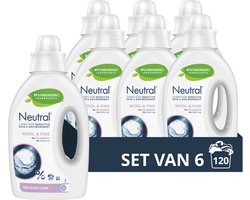 Product afbeelding van Neutral Wol & Fijn vloeibaar wasmiddel - 120 wasbeurten - 6000 ml