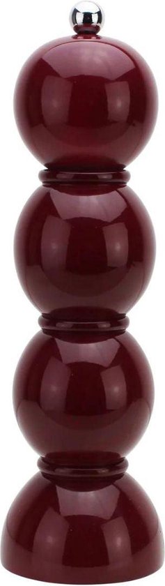 Addison Ross - Moulin à sel et poivre Bobbin Dark Cherry 24cm - Salière et poivrière