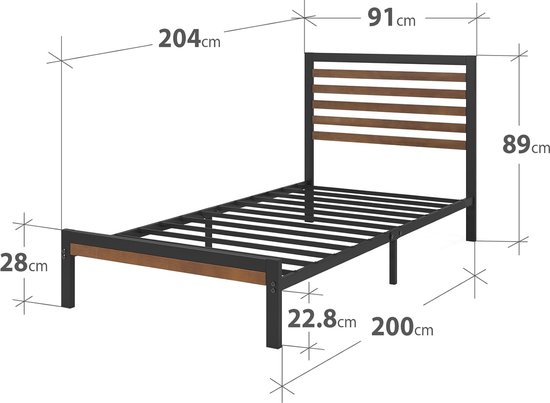 Metalen Bedden 120 x 200 kopen? ✔️ Vergelijk de beste aanbiedingen