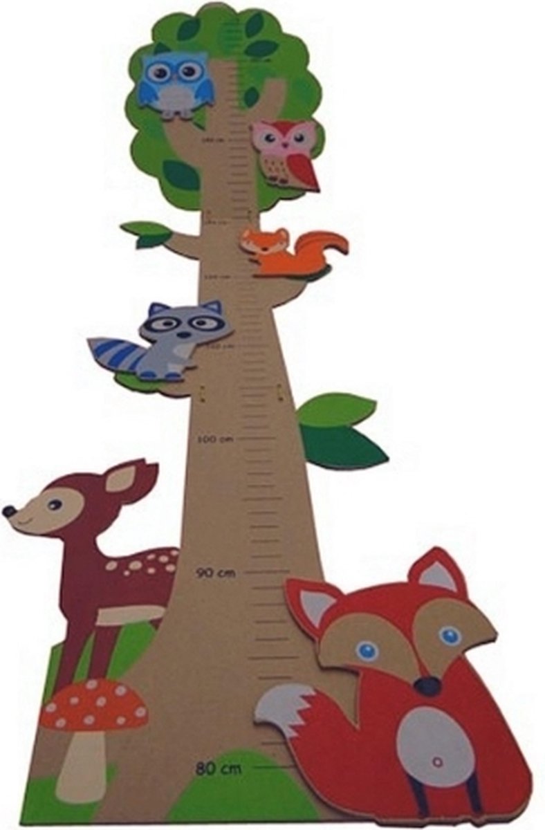 Simply for Kids Meetlat / Groeimeter "Het Bos"