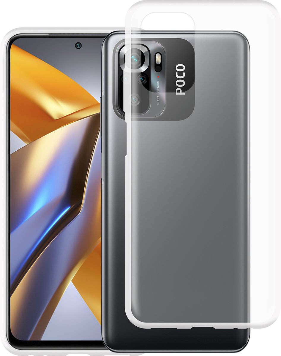 Cazy hoesje geschikt voor Xiaomi Poco M5s Hoesje Siliconen - Flexibele Case - Transparant