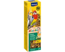 Vitakraft Valkparkiet Kracker - Honing - Vogelvoer - 2 St