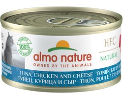 Almo Nature Cat Tonijn/Kip/Kaas 70 gr