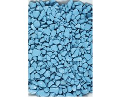 Zolux Ekaï Aquariumgrind - Aquarium - Siergrind - 23x16x2 cm 1 kg Lichtblauw