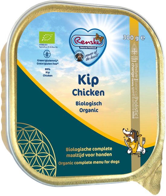 Renske Bio Vers Gestoomd Kip 300 gr