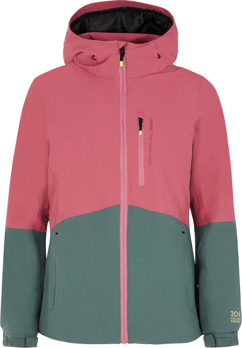 Protest Prtdisk – Skijas Dames – Waterafstotende afwerking – Winterjas – Waterkolom 20K Rose Dust