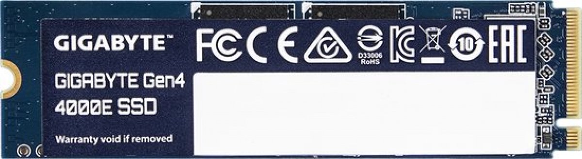 Gigabyte Gen4 4000E 500GB SSD