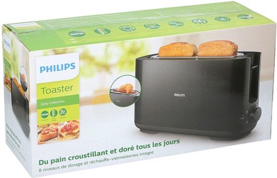 Philips Daily HD2590/90 - Broodrooster - Zwart