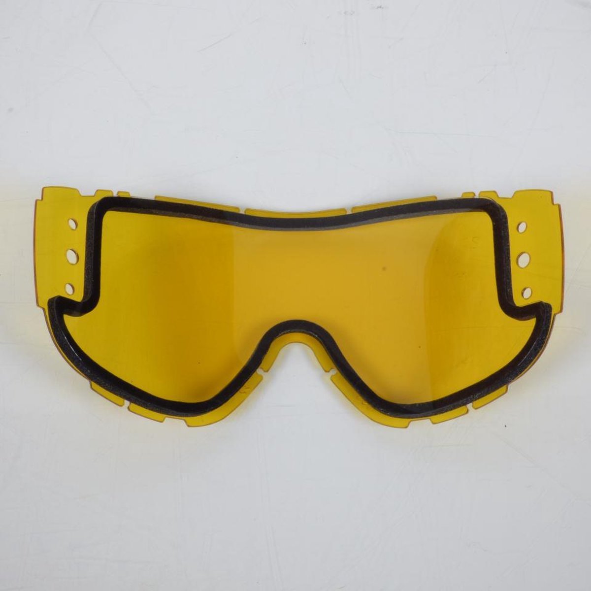 smith helm vizier voor motorfiets nc ps2a-r zuiger dual roll geel nieuw