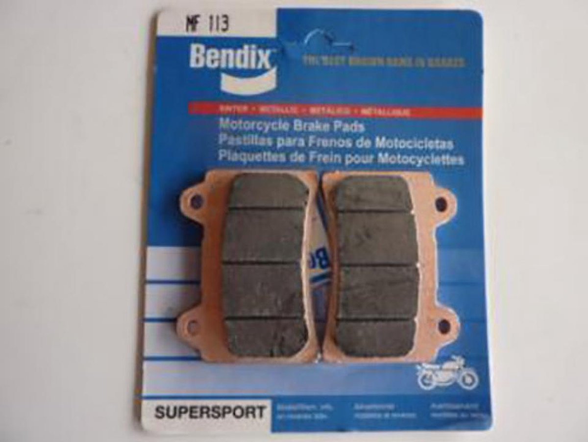 bendix remblokje voor motor yamaha 1200 fj 1991 tot 1993 mf113 nieuw