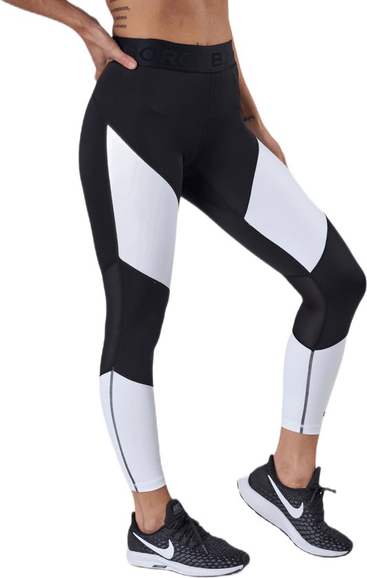 Björn Borg - Dames - Regular Block Tights - Multicolour/Wit/Zwart - Maat 38 van Bjorn Borg — afbeelding 4