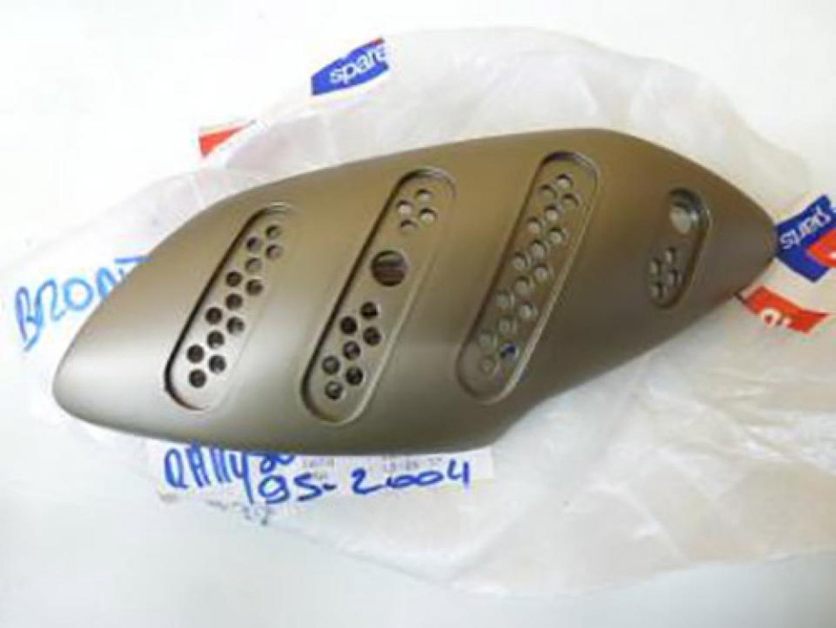 uitlaatbeschermer voor scooter aprilia 50 rally 1995 - 2004 ap8238501 nieuw