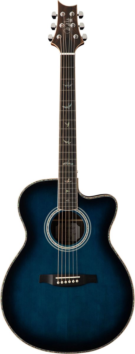 PRS SE A60E Angelus Cobalt Blue Burst - Akoestische gitaar
