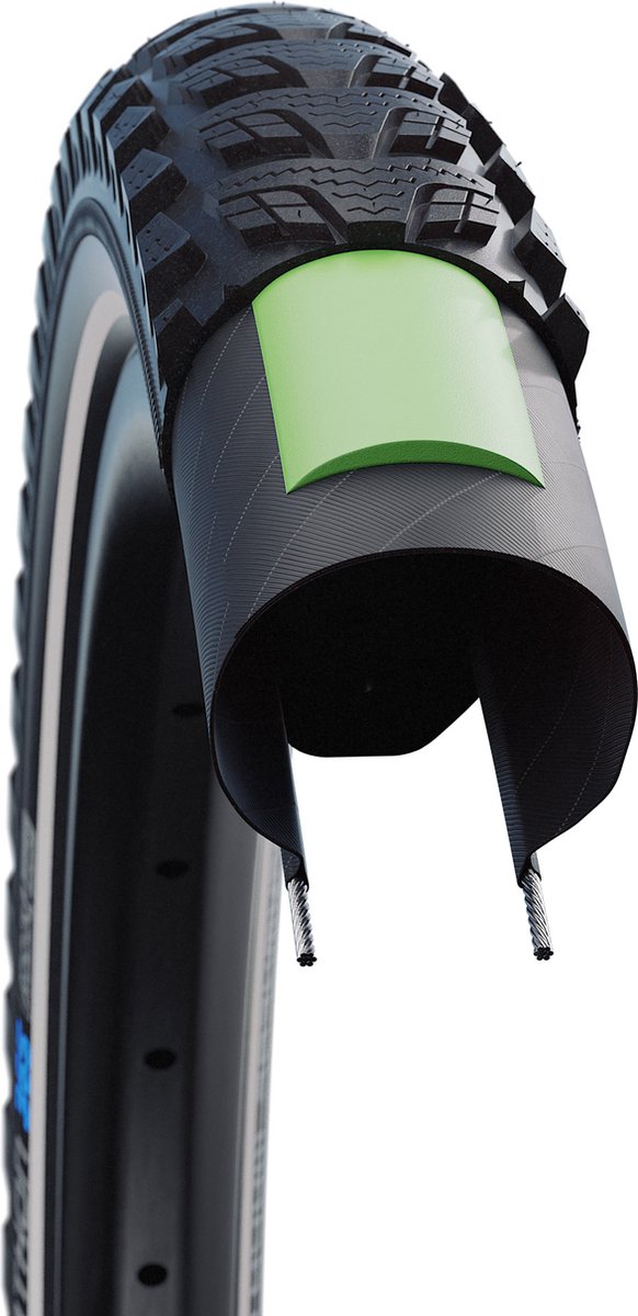 BUB Schwalbe 28-2.00 (50-622) Marathon 365 Performance zw R van Schwalbe — afbeelding 4