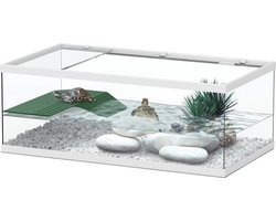 Tortum 55 - Terrarium Waterschildpad - Wit - 55x29x20 cm