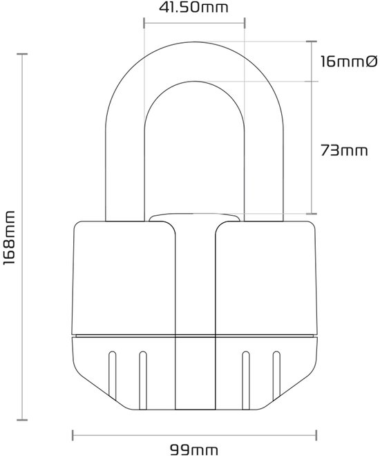 Oxford Boss Alarm ART 4 - 150 cm van Oxford — afbeelding 5