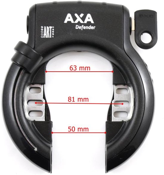 Axa - Ringslot - Defender Zwart doos (20) - ASL55665095WP van AXA — afbeelding 3