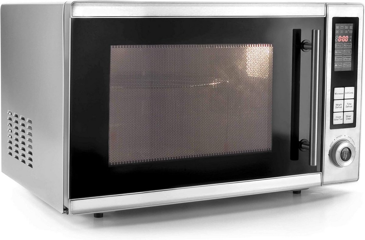 Magnetron Oven met Grill en Draaiplateau, Ruim 30 Liter