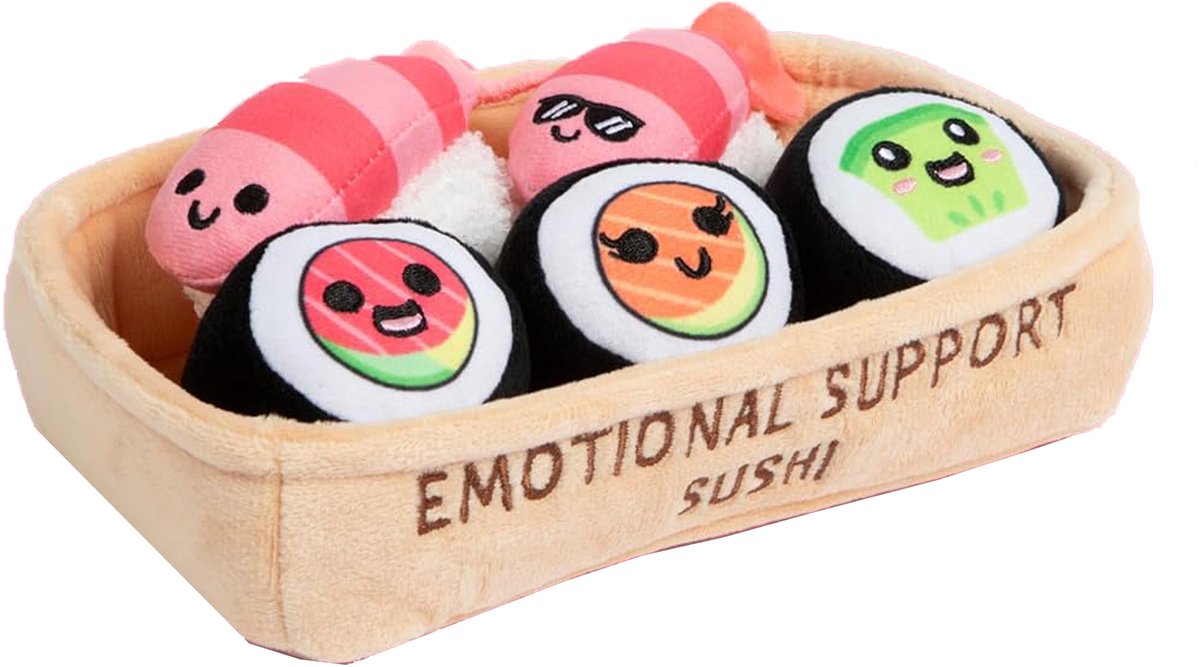 Emotional Support Sushi knuffels - Kawaii Pluche set