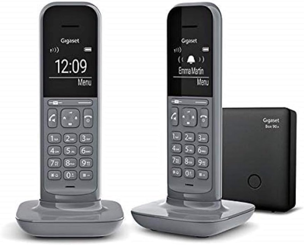 Draadloze Telefoon Duo met Groot Display, Beller-ID Blokkeren en Spraakberichten