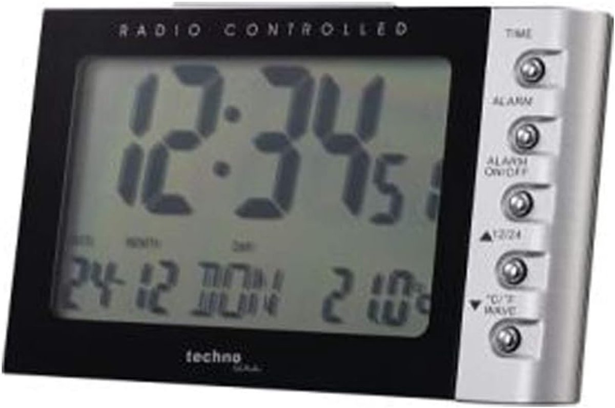 Digitale Wekker met Datum, Weekdag en Binnentemperatuur