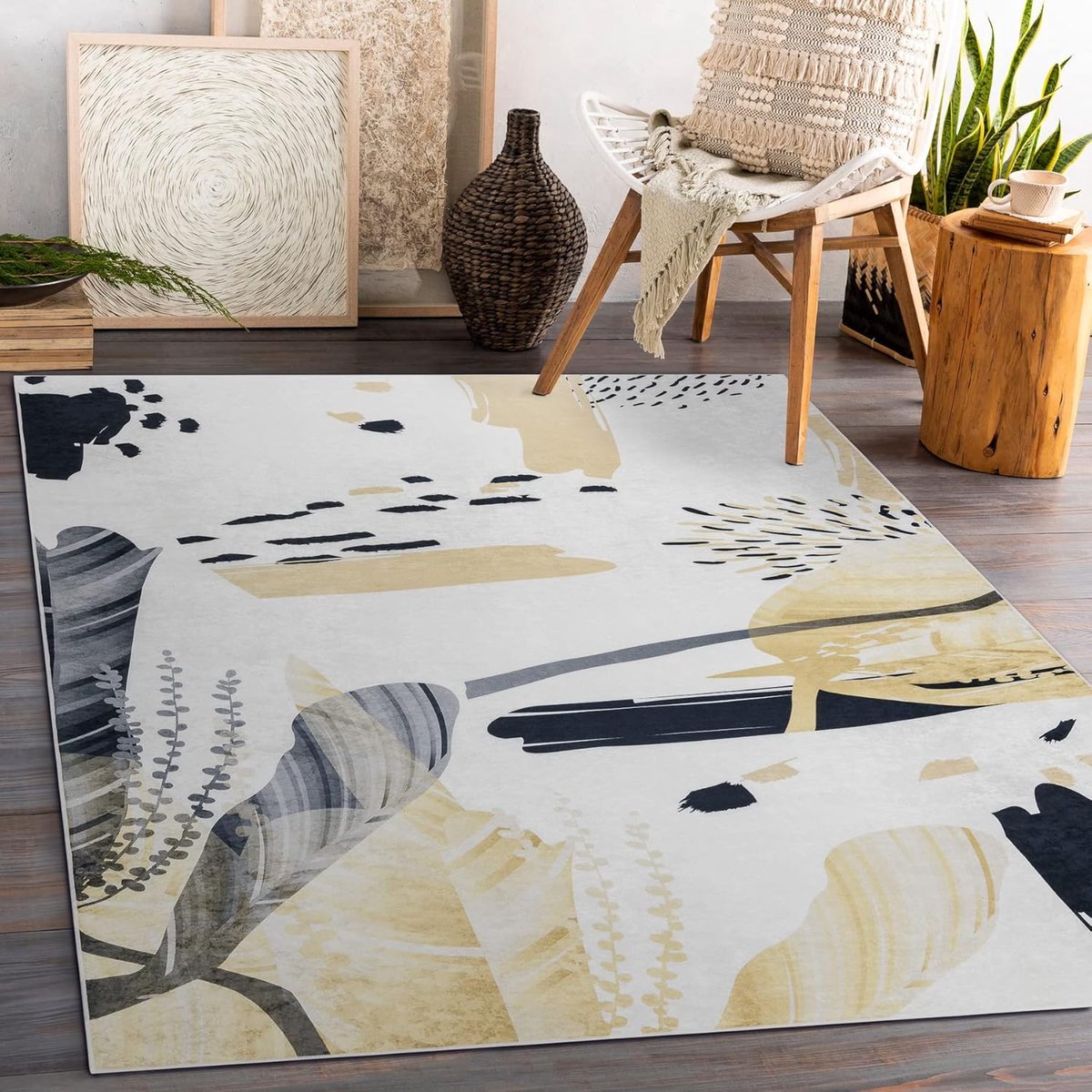 Woonkamer Tapijt - Zachte Vloerbedekking - Interieur Decoratie - Wasbaar in Machine - 160x