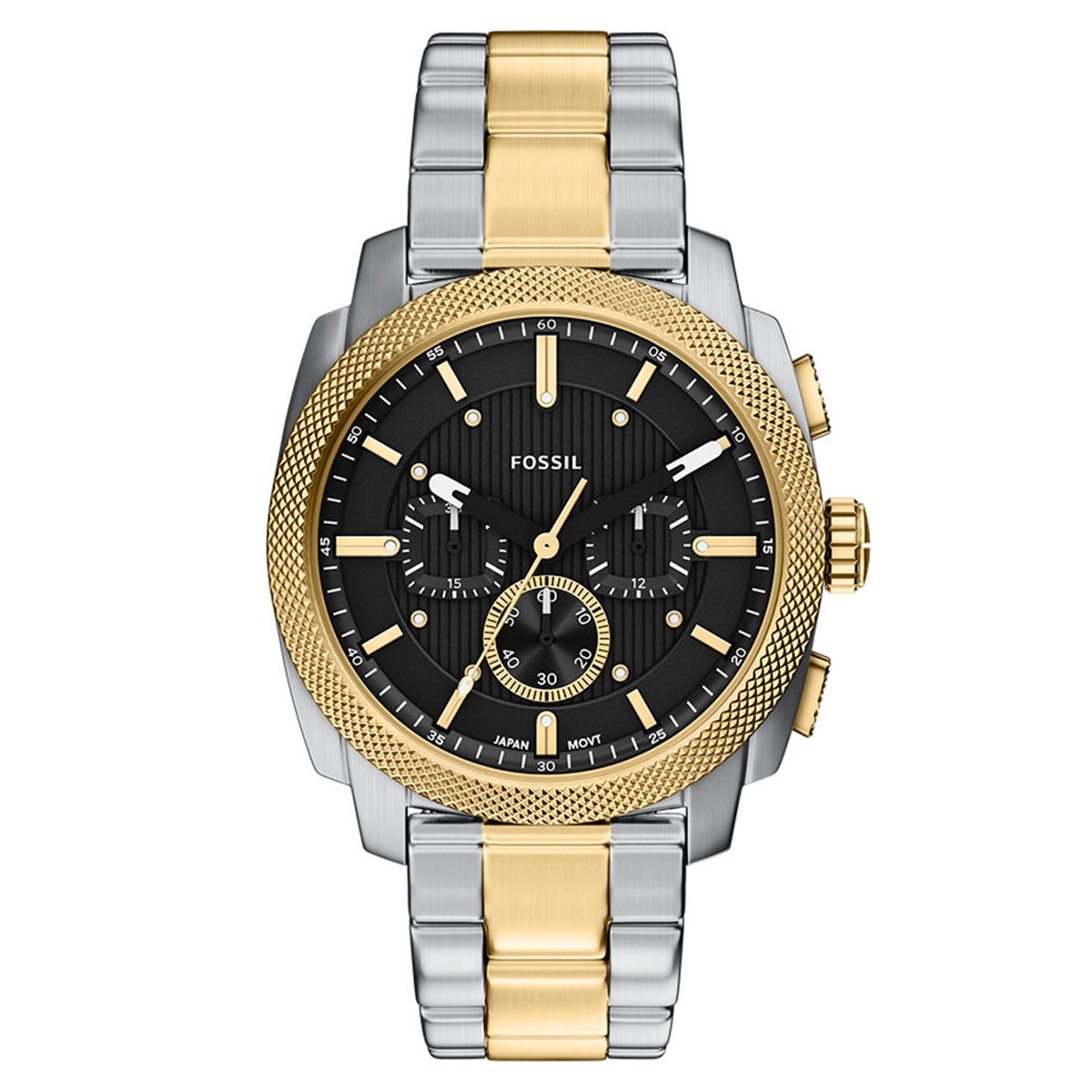 FOSSIL FS6159 Mannen Horloge 44 mm - Goudkleurig-Zilverkleurig