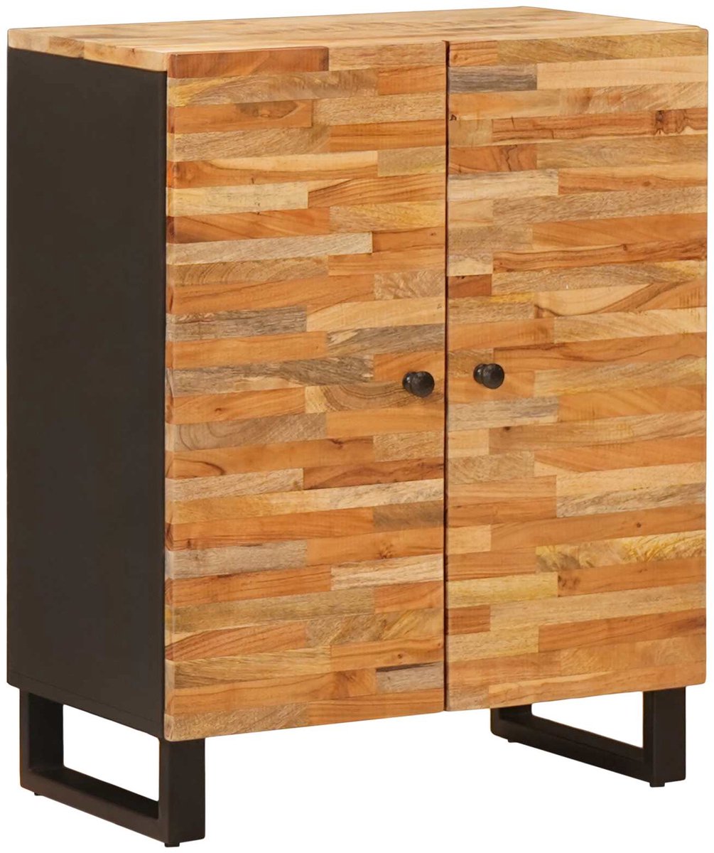 vidaXL Opslag - Dressoir - 60 - x - 33 - x - 75 - cm - Massief - Mango - Hout - Bruin