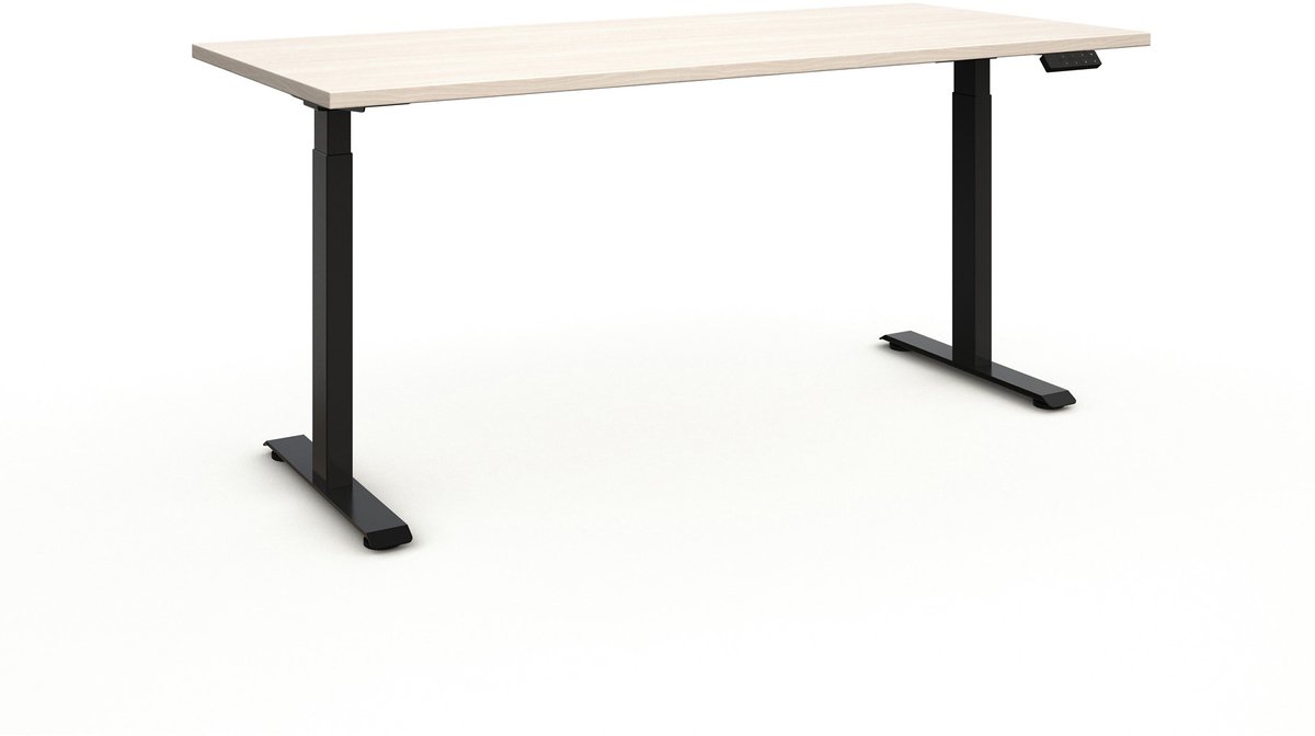 Elektrisch bureau Lyra Lichteiken - 150x80cm - Hoogte 73 cm - In hoogte verstelbaar