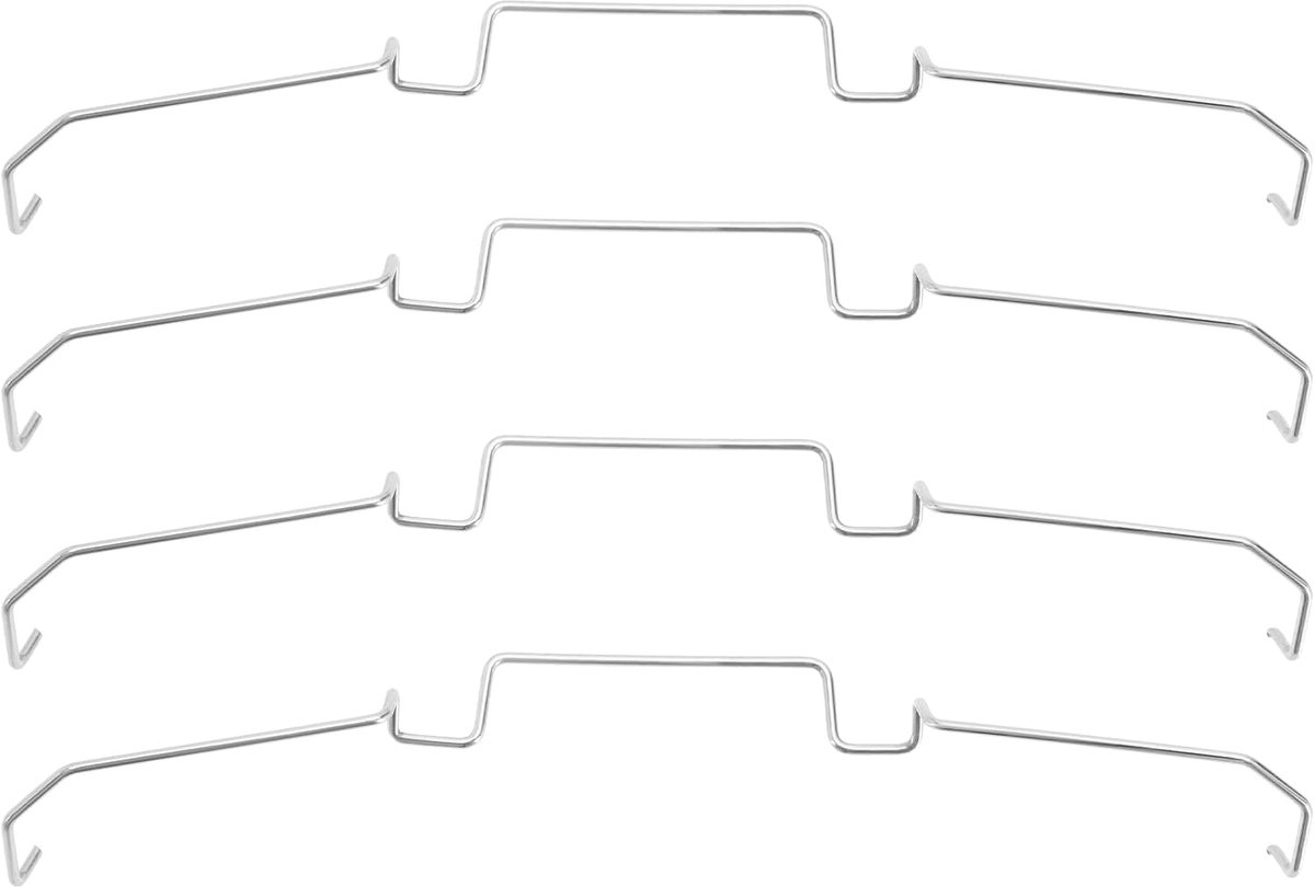 4x Metalen Bevestigingsclips voor PC Computer Koelventilator - Universele Montagebeugels