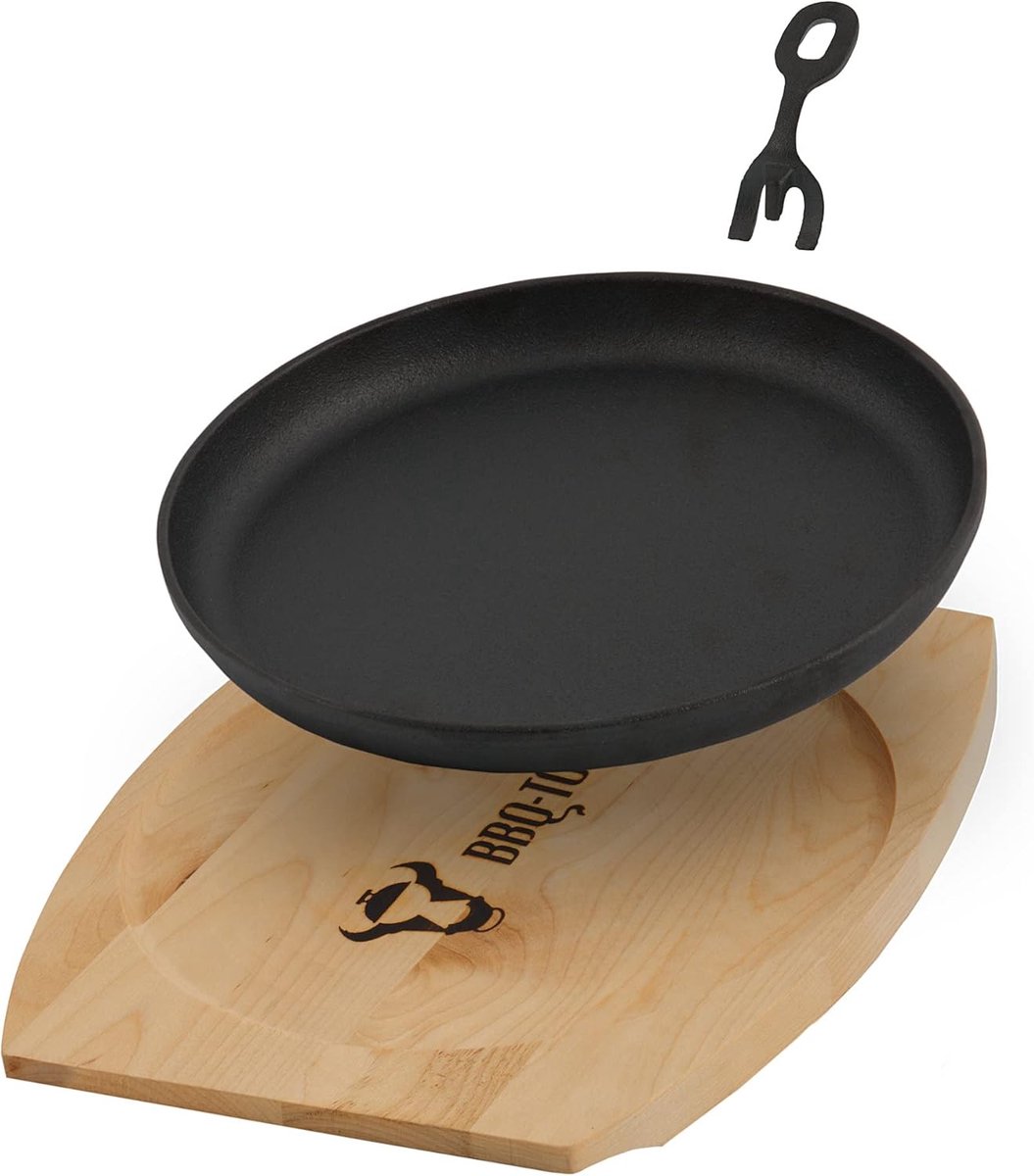 Gietijzeren Pan Bbq - Gietijzeren Skillet - Grillplaat - Duurzaam