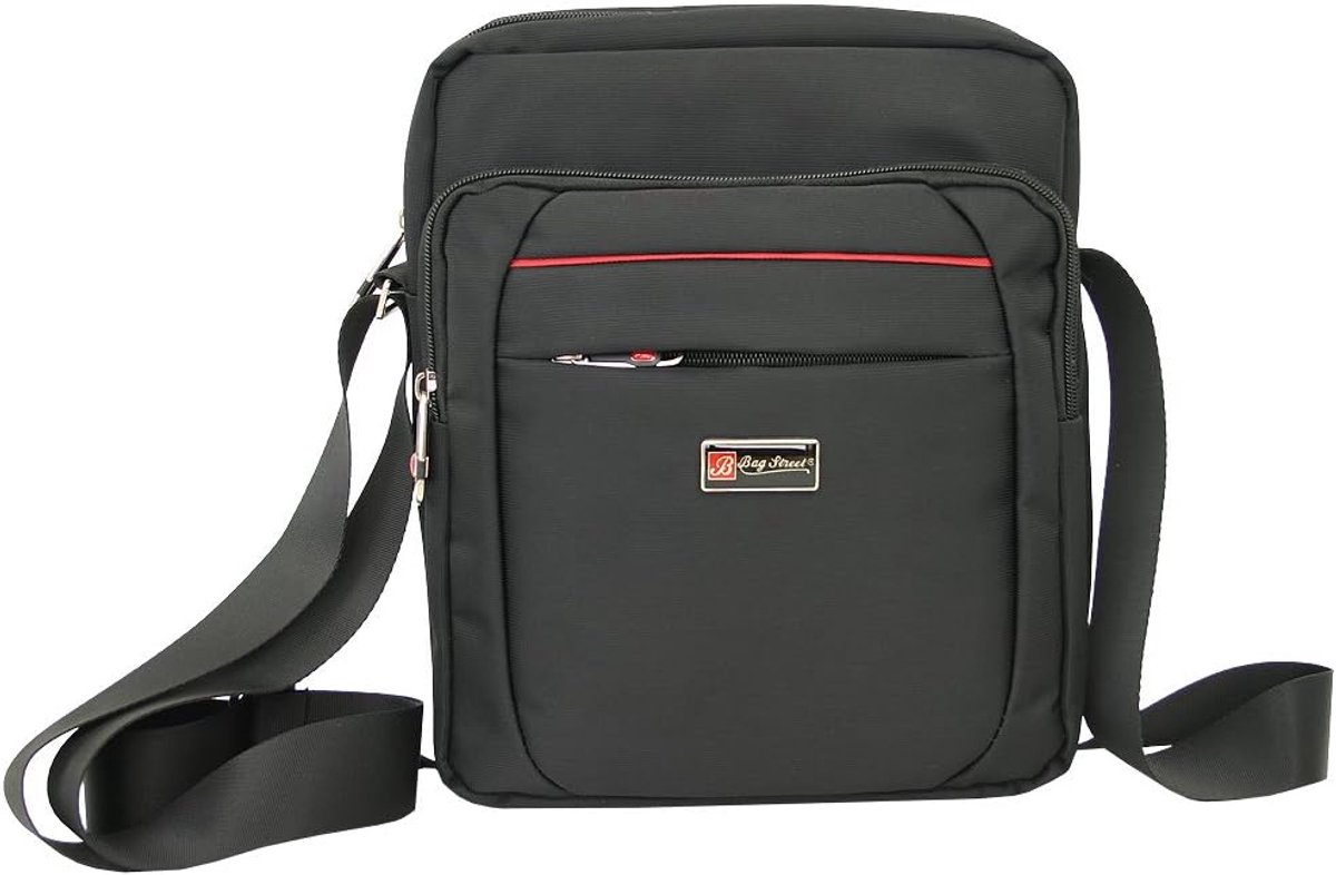 Comfortabele Schoudertas voor Heren met Padded Tabletvak en Veel Opbergruimte