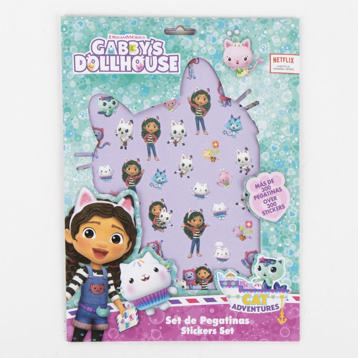 Gabby’s Dollhouse Stickerset – 300 Stuks – Knutsel- en Versierstickers – Cadeau Meisje – Stickerboek