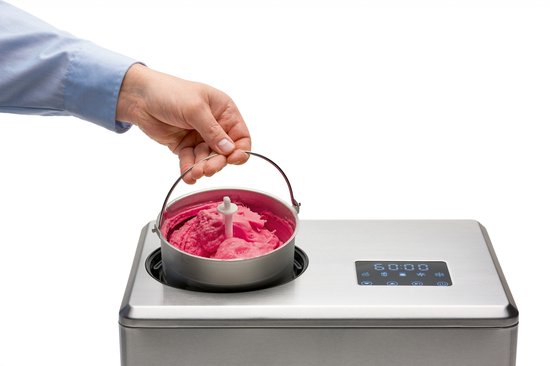 Solis Gelateria Pro Touch 3-in-1 IJsmachine - Zelfgemaakt IJs, Yoghurtijs en Slush - 2 Liter - Touch Display - RVS van Merkloos — afbeelding 5