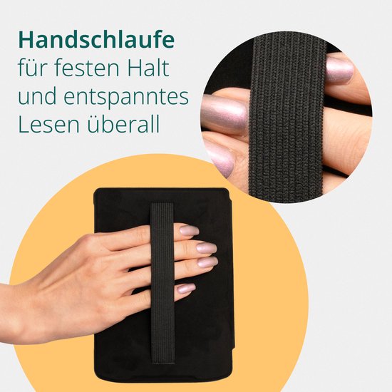 PocketBook Verse - E-reader - Mist Grey - Zwart met Elastiek Hoesje - Voordeelbundel van Merkloos — afbeelding 2