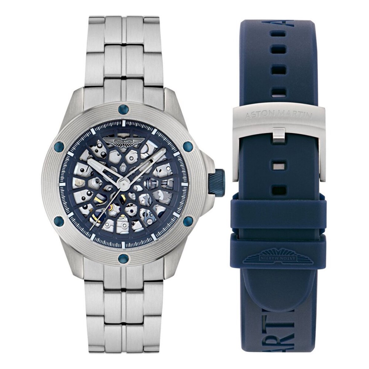 Aston Martin Thrill RIM MTRR1F504 Horloge - Titanium - Zilverkleurig - Ø 41 mm