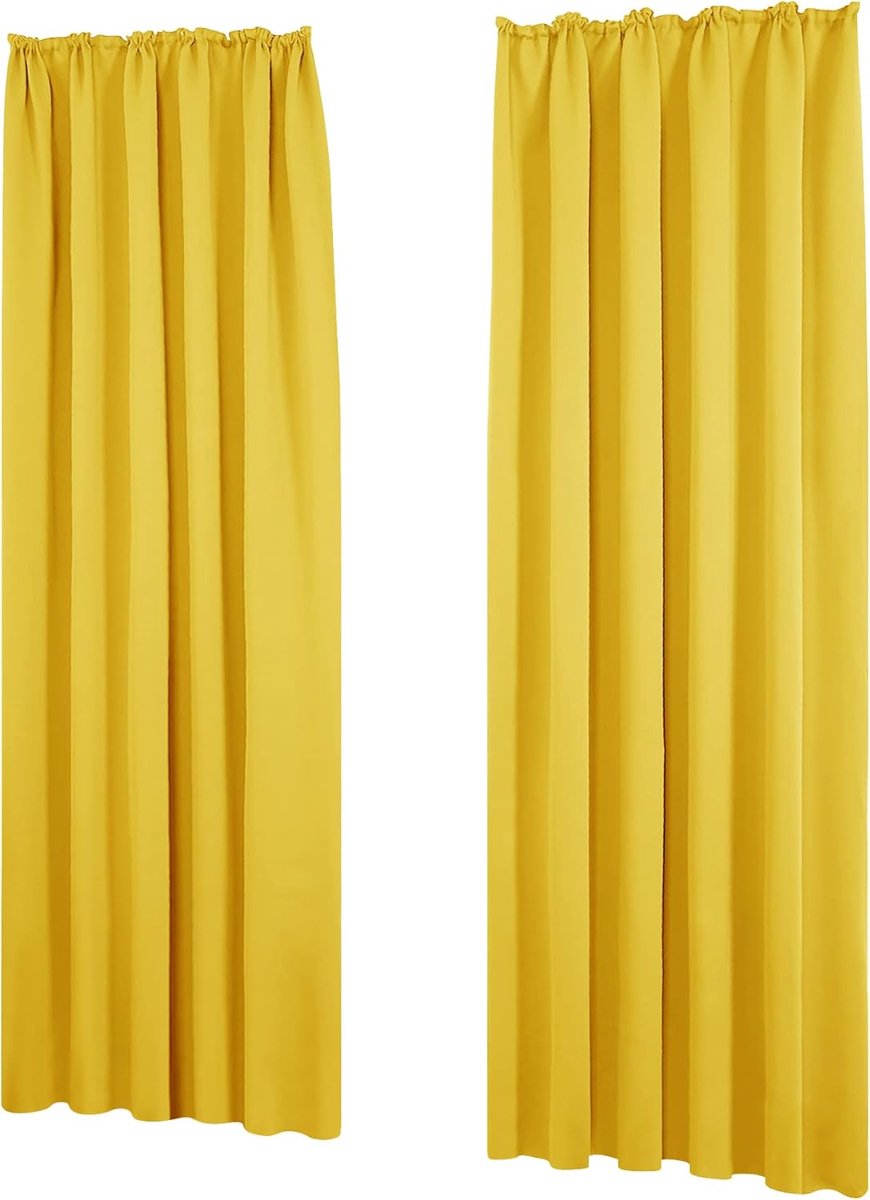 Verduisteringsgordijnen Set - Thermale Gordijnen - Slaapkamer Decoratie - Plooiband Ophang