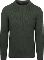 Suitable Mou Trui Donkergroen - Maat XXL - Heren - Pullover - Sweater