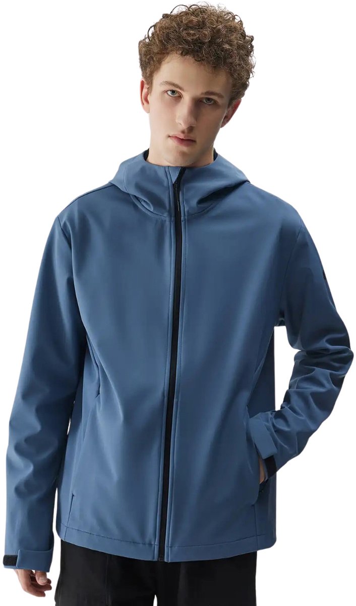 4F Jas Heren softshell Denim - Maat M