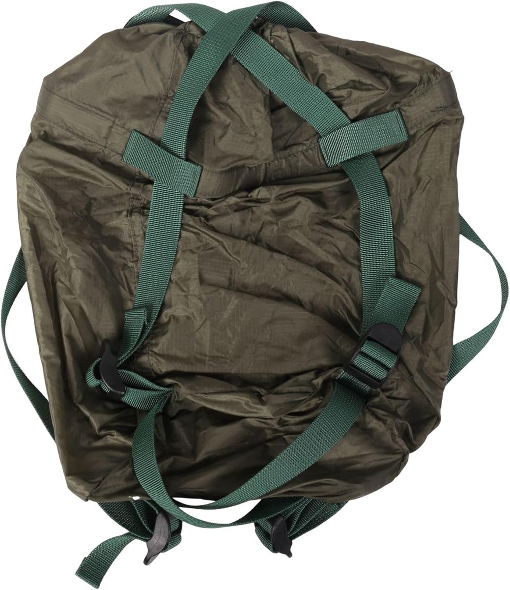 Slaapzak Compressiezak - Opbergzak Kampeeruitrusting - Buiten Kamperen - Waterdicht Nylon Materiaal - 18x38cm - Legergroen