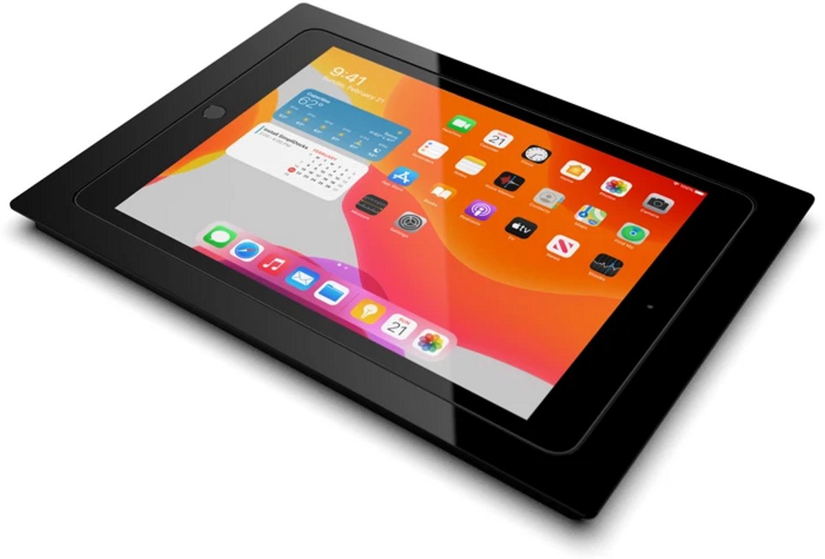 iPad Pro 12.9 Gen 3-6/Air 13" inbouw wandhouder -Wit