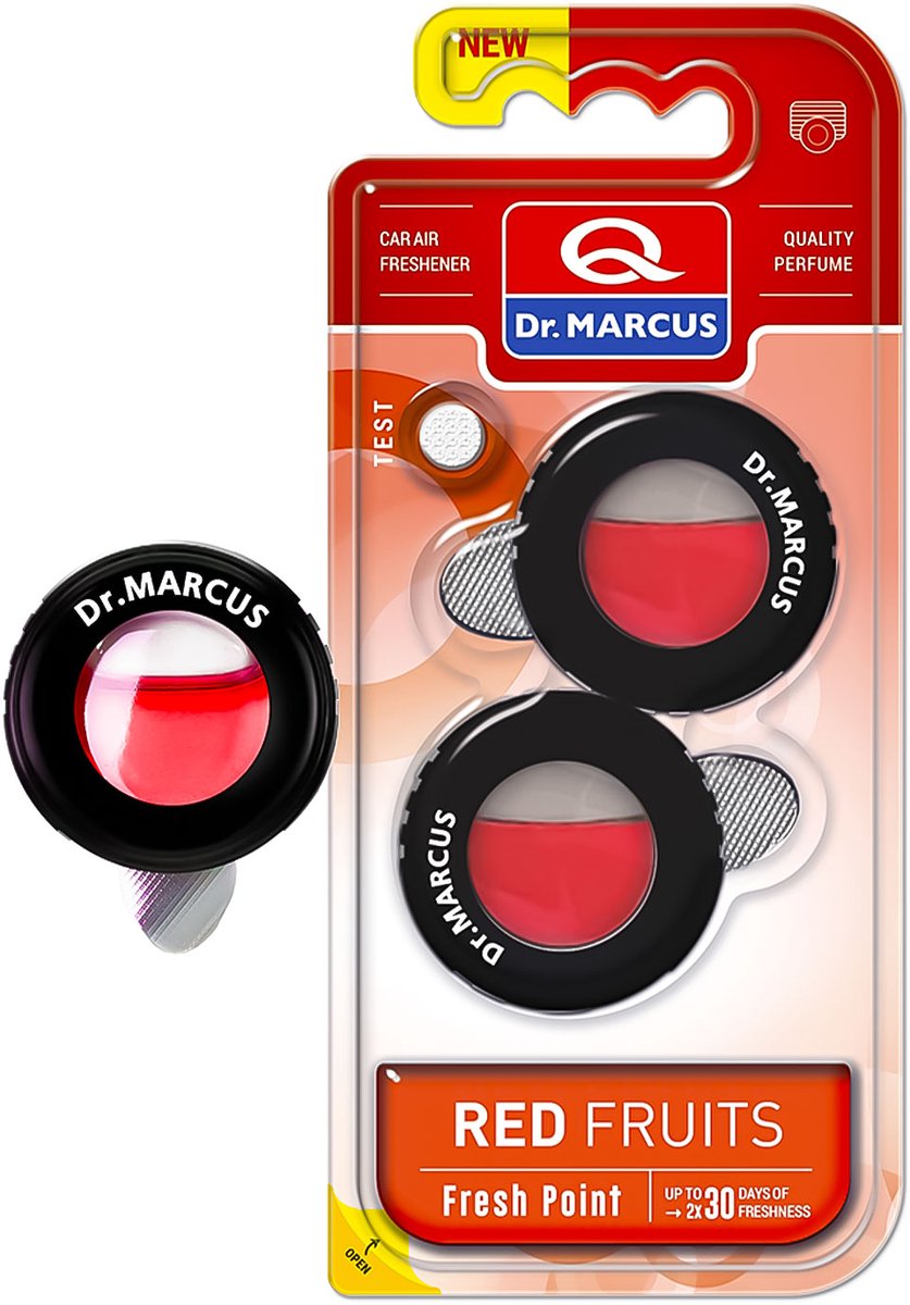 Dr. Marcus Aircan Auto Luchtverfrisser Vanilla – Blikje – Zoete Vanillegeur – Langdurige Werking – Neutraliseert Geuren – Compact & Discreet [DRM07130]