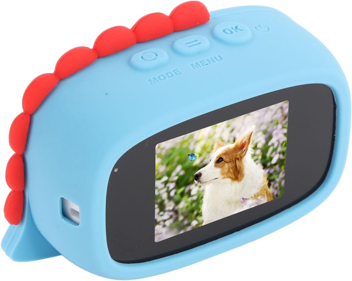 Onderwatercamera - Compacte camera - Zwemmen en strand - IP67 waterdicht - 1080p video - Blauw