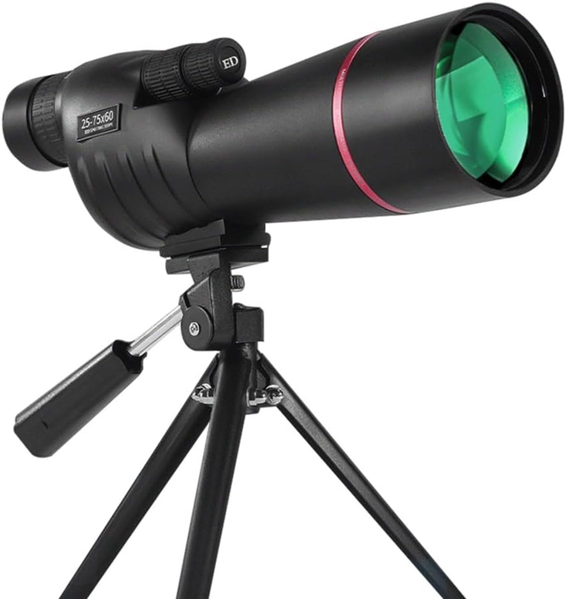 Krachtige Telescoop - Monoculaire Verrekijker - Natuur Kijken - Variabele Vergroting - 60MM Objectief - Zwart